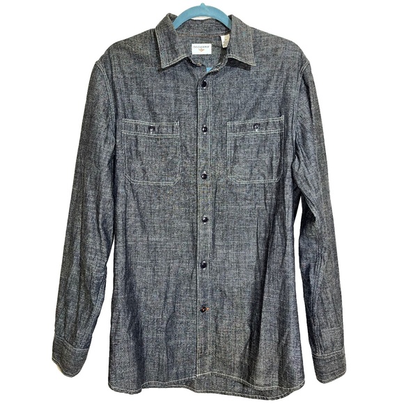 Dockers Dark Indigo Chambray Shirt, Size M, NWT - Picture 1 of 3